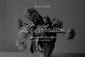 Mr Christo Script Font - Script Font - Up Up Creative