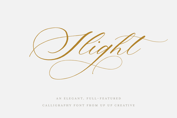 Slight Script Font - Script Font - Up Up Creative