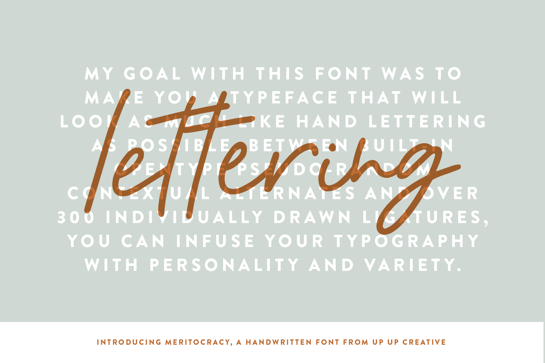 Meritocracy Script Font - Script Font - Up Up Creative