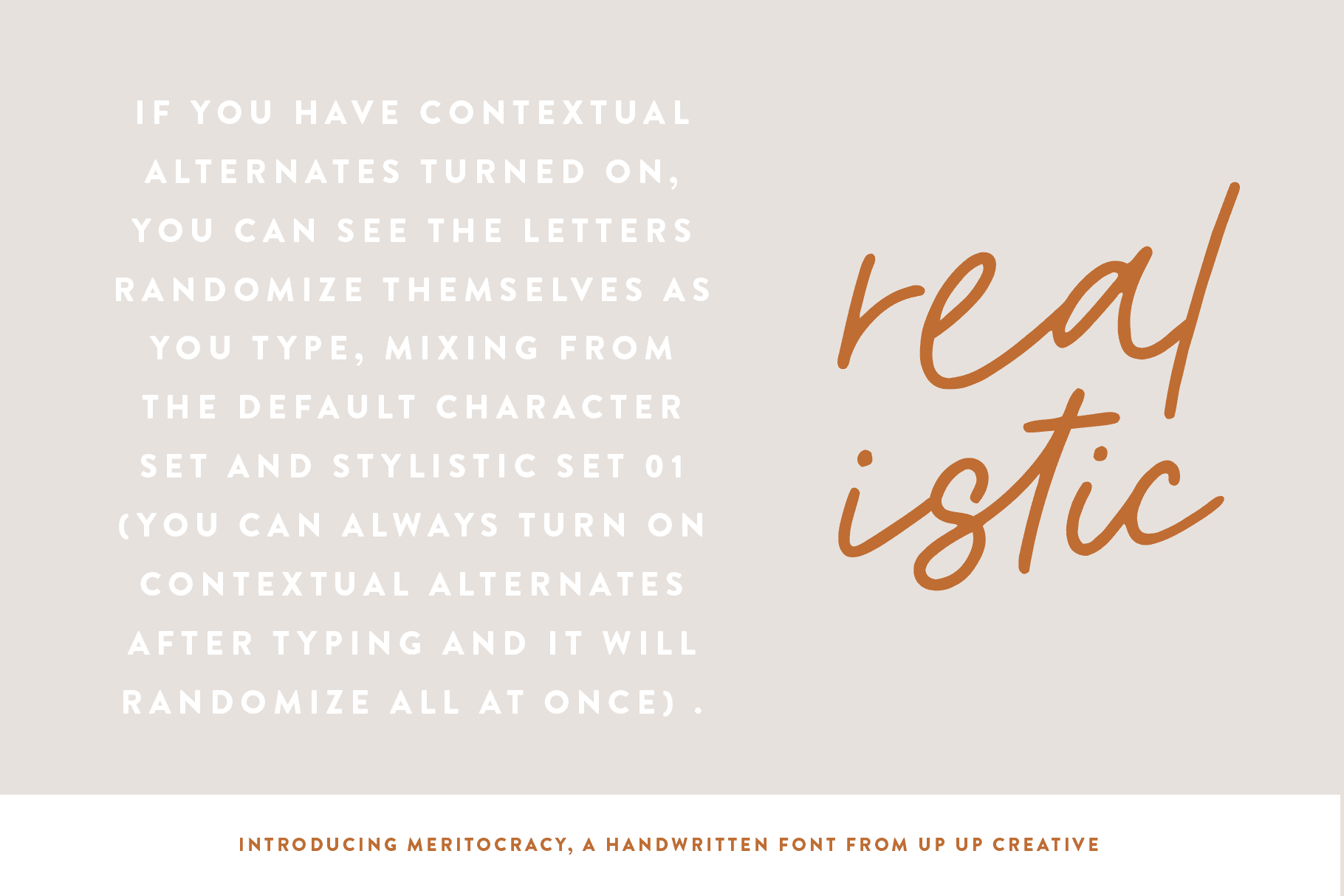 Meritocracy Script Font - Script Font - Up Up Creative