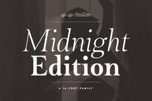 Midnight Edition Complete Serif Font Family - Serif Font - Up Up Creative