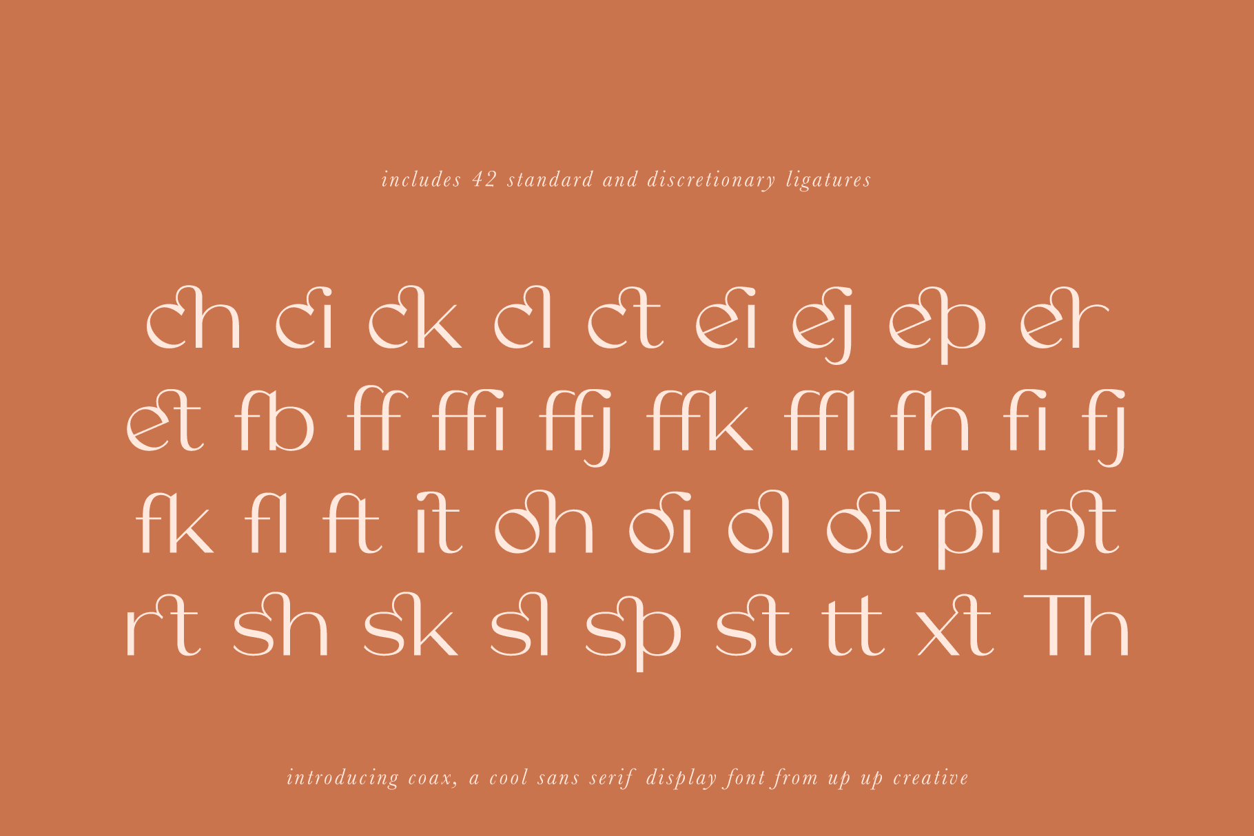 Coax Sans Serif Display Font - Sans Serif Font - Up Up Creative