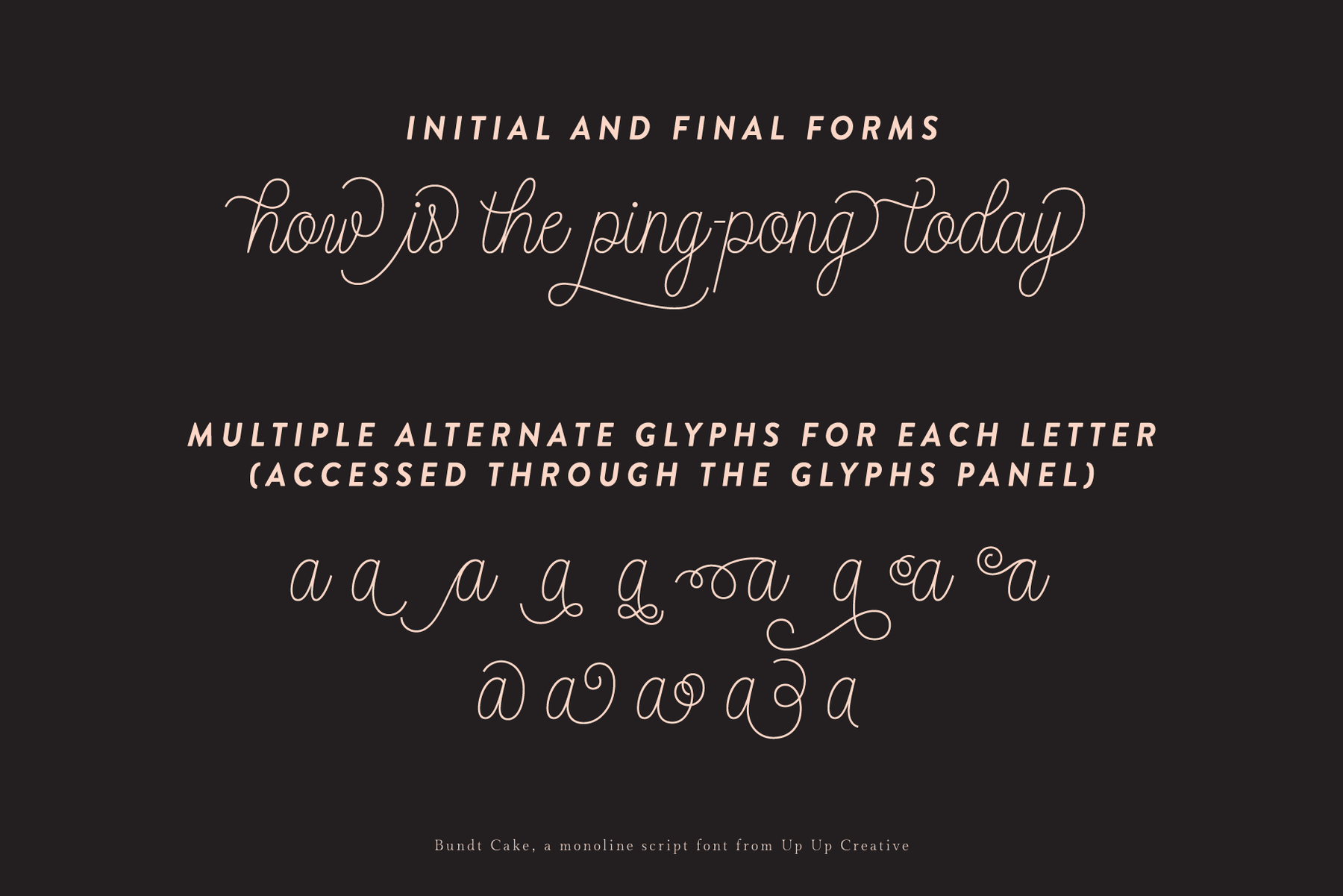 Script Fonts - Script Font - Up Up Creative