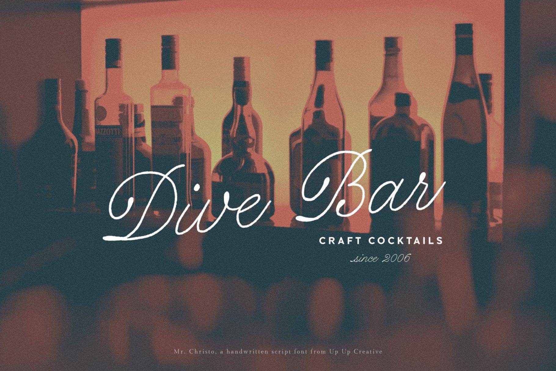 Mr Christo Script Font - Script Font - Up Up Creative