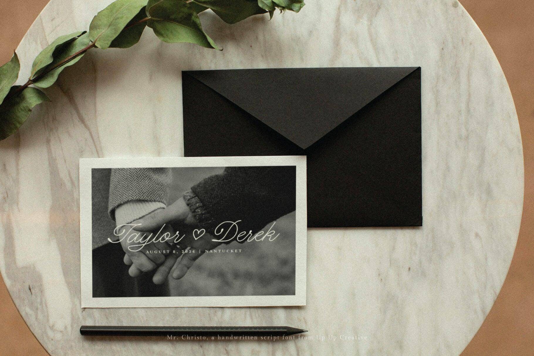 Mr Christo Script Font - Script Font - Up Up Creative