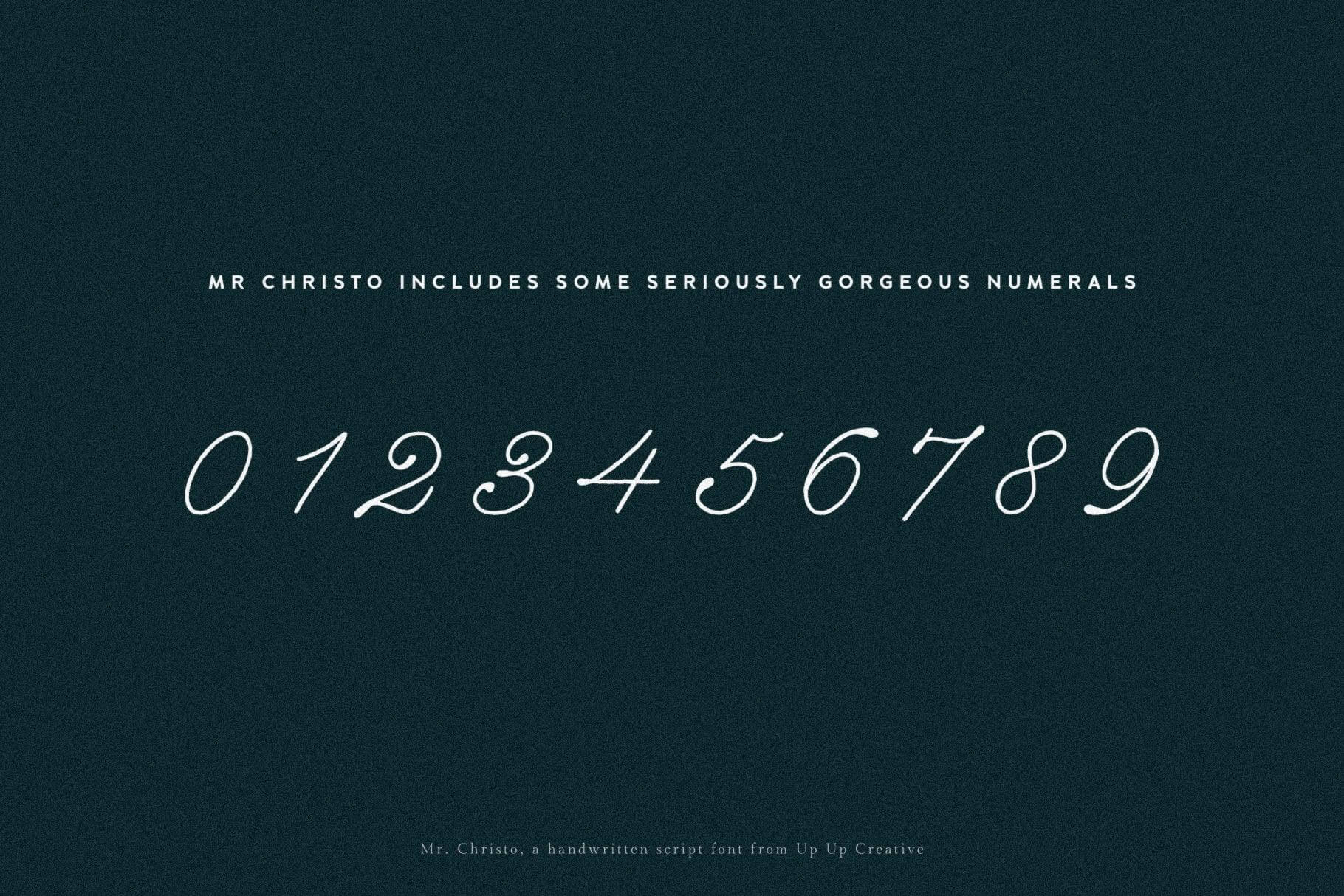 Mr Christo Script Font - Script Font - Up Up Creative