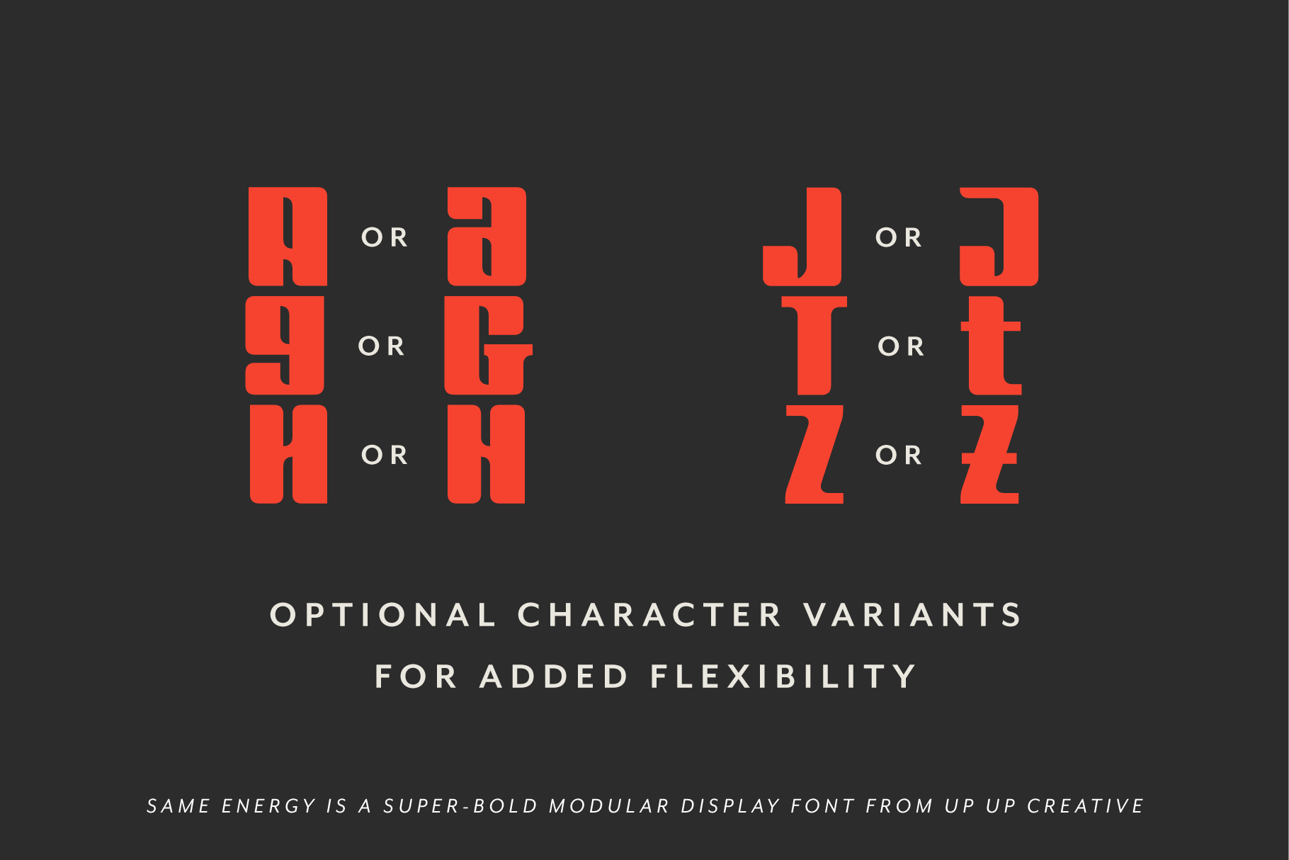 Same Energy Modular Sans Serif Font