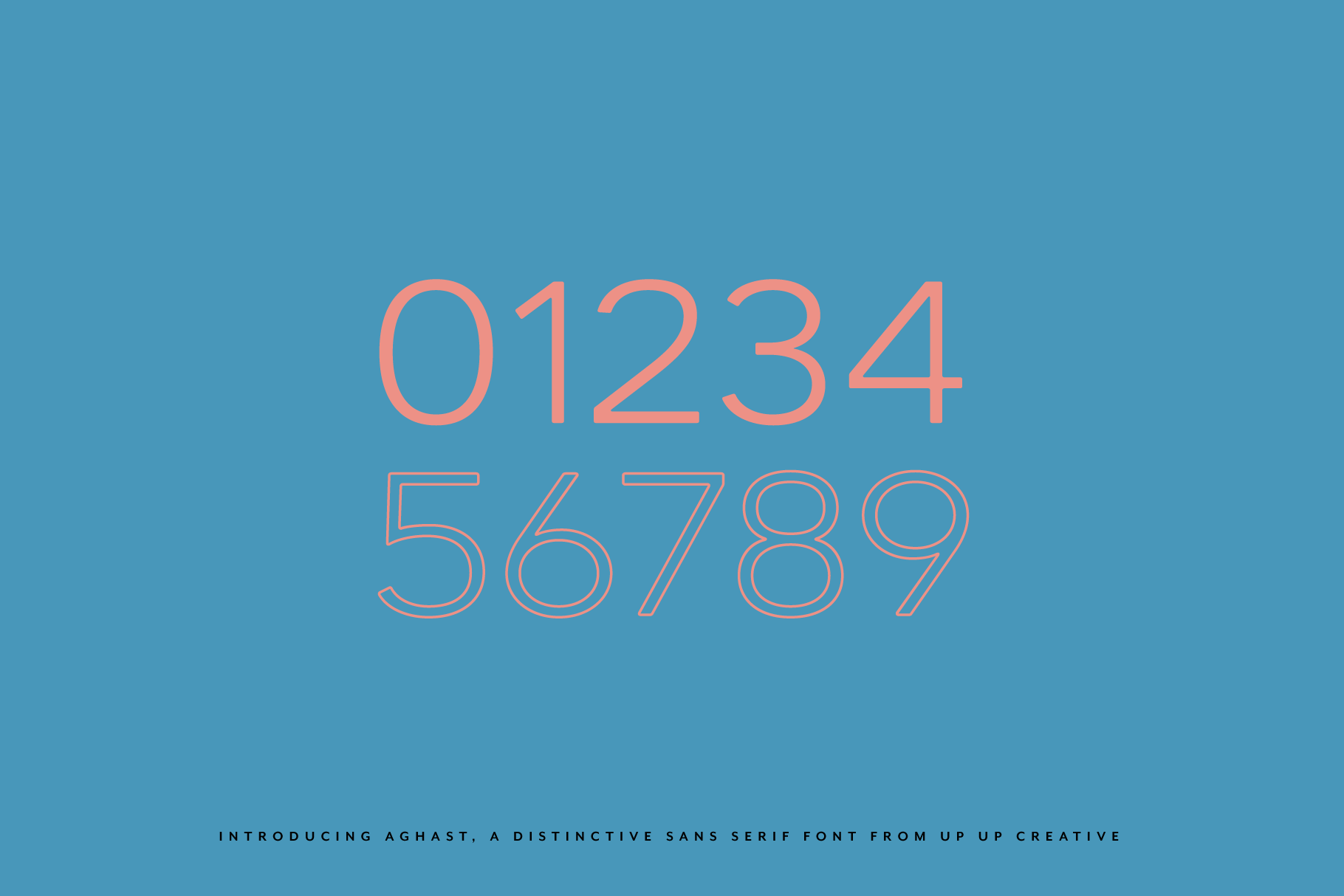 Aghast Sans Serif Font from Up Up Creative