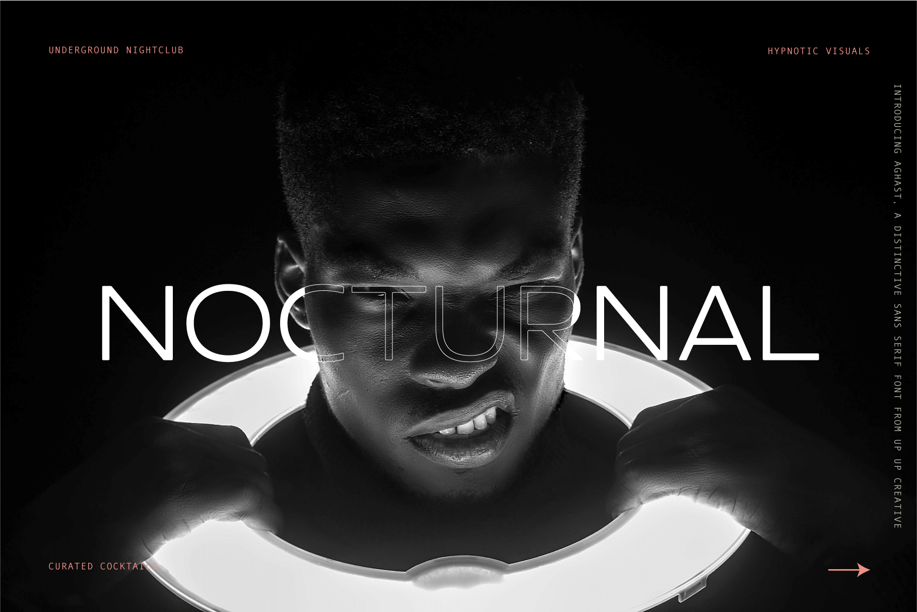 Aghast Sans Serif Font from Up Up Creative