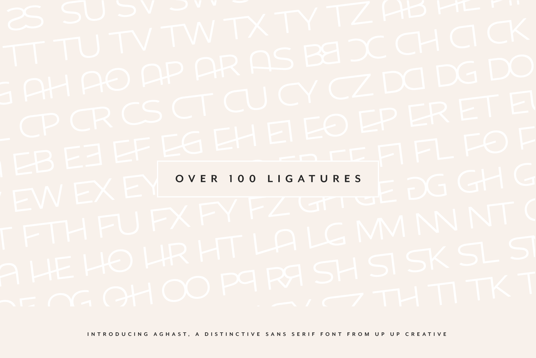 Aghast Sans Serif Font from Up Up Creative