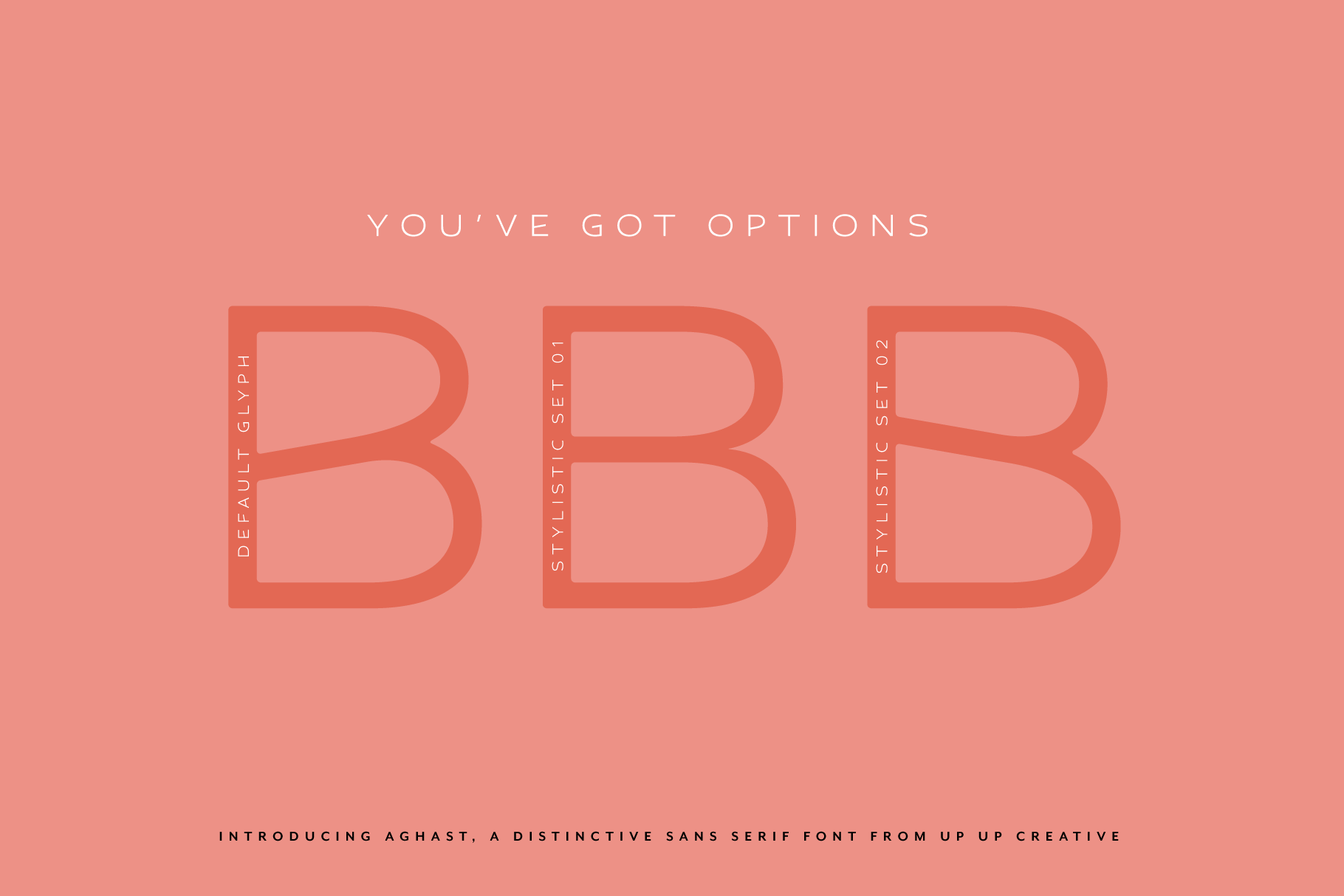 Aghast Sans Serif Font from Up Up Creative