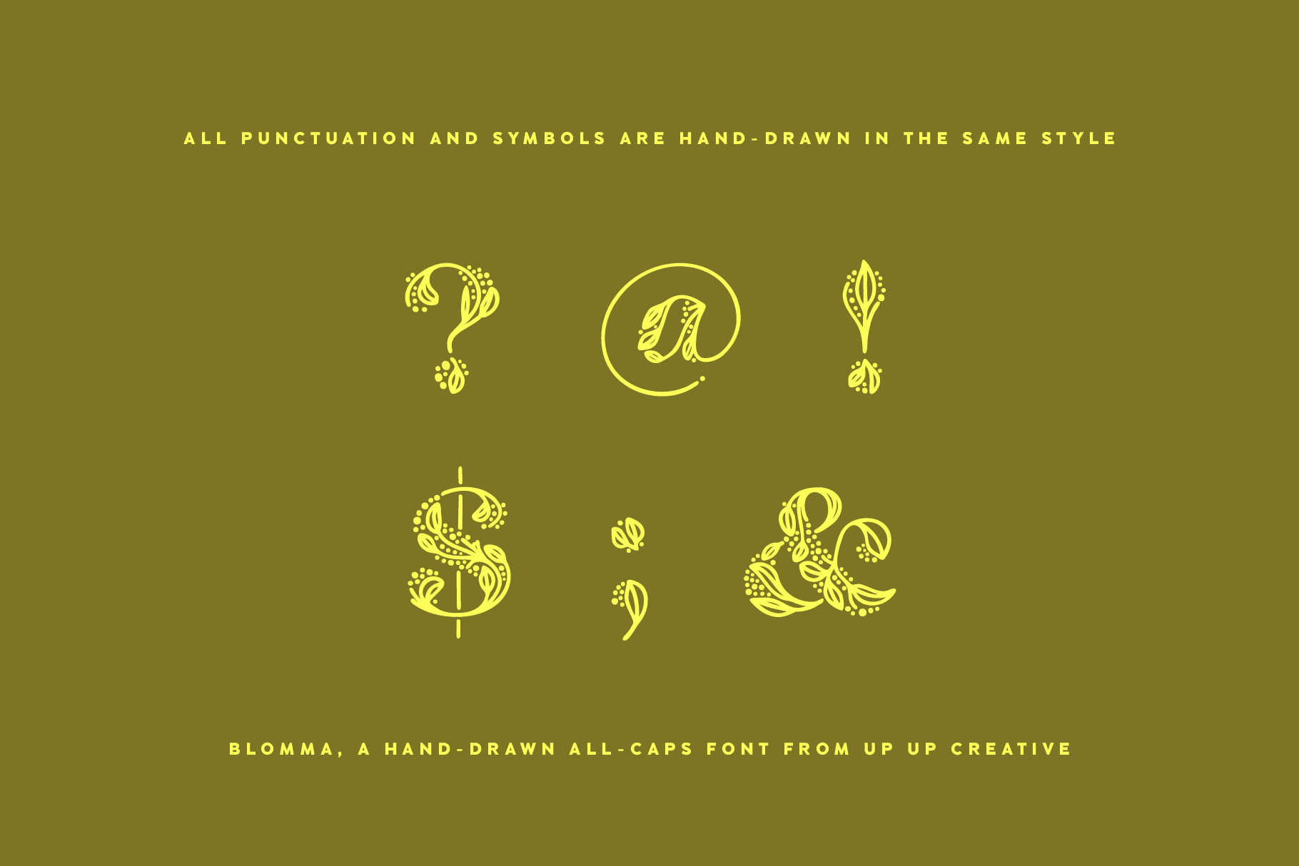 Blomma, A Hand-Drawn Display Serif Font - Serif Font - Up Up Creative