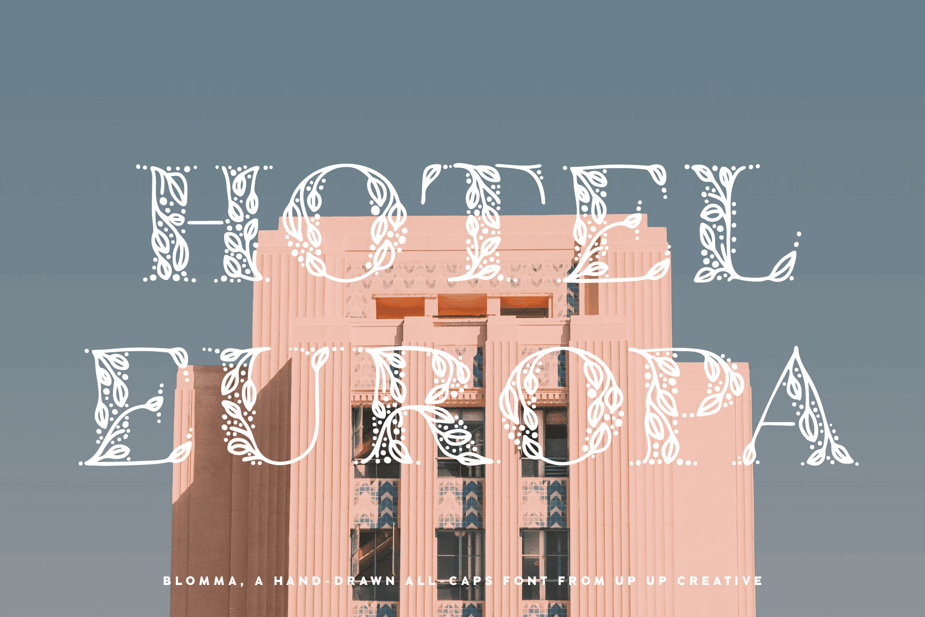 Blomma, A Hand-Drawn Display Serif Font - Serif Font - Up Up Creative