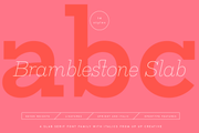 Bramblestone Slab Serif Font Family