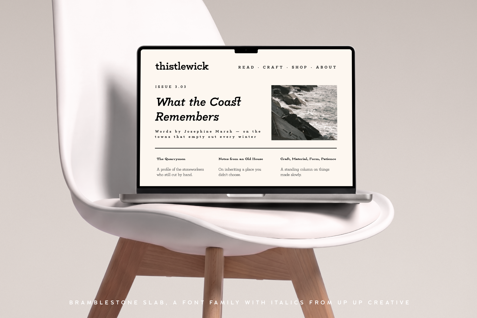 Bramblestone Slab Serif Font Family