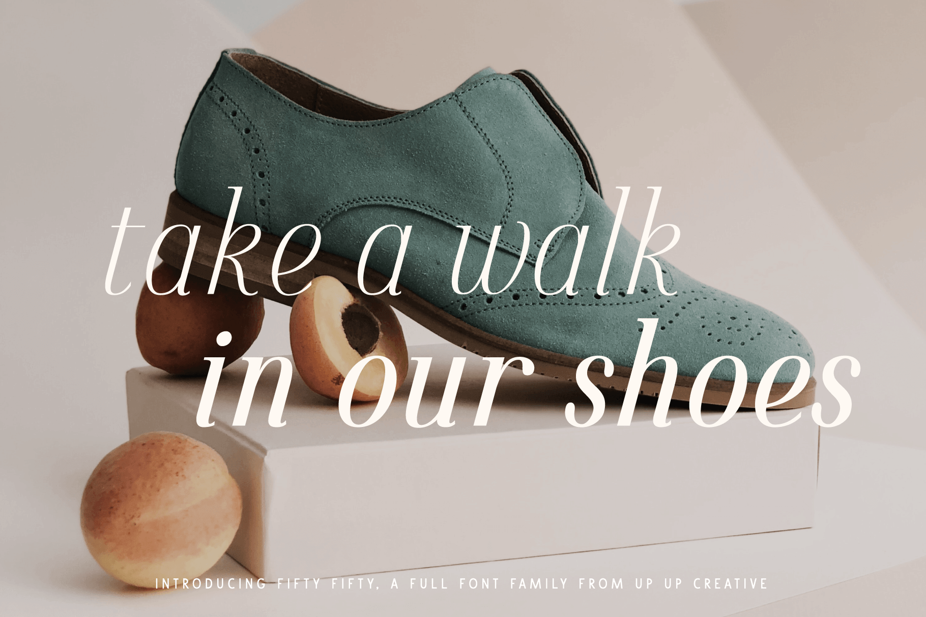 Fifty Fifty Serif Font Family with Italics - Serif Font - Up Up Creative