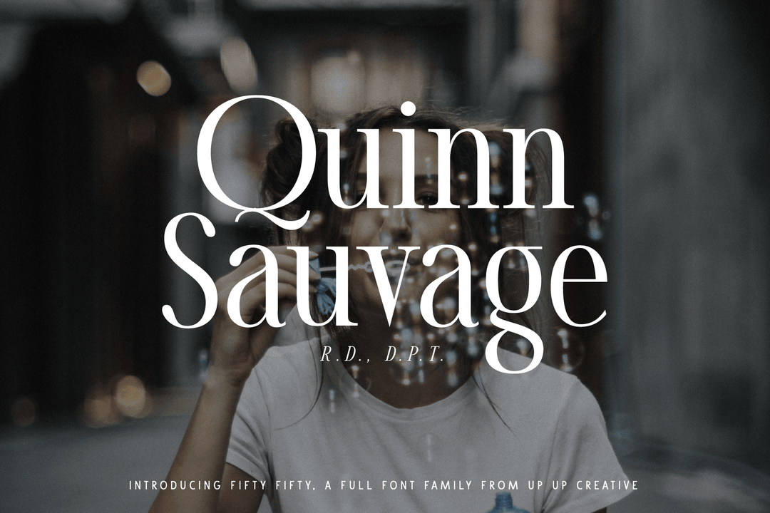 Fifty Fifty Serif Font Family with Italics