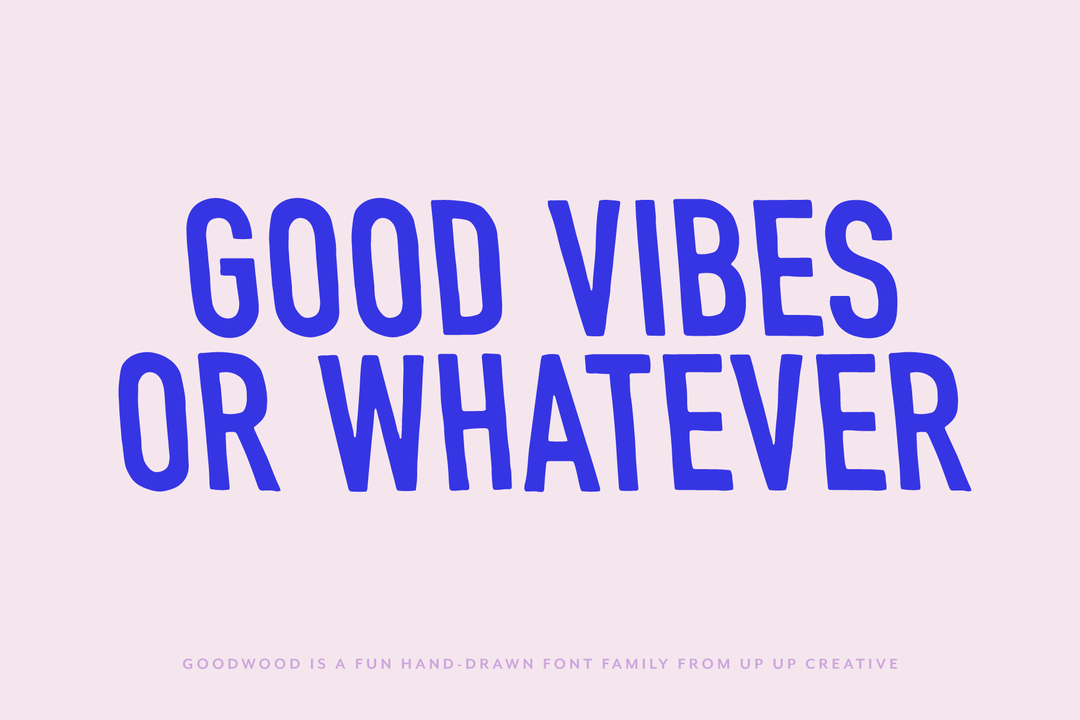 Goodwood Sans Serif Font Family