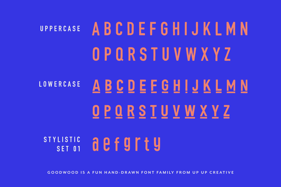 Goodwood Sans Serif Font Family