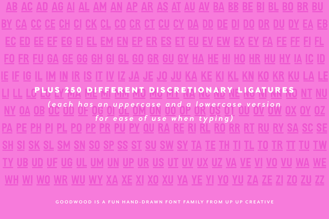 Goodwood Sans Serif Font Family