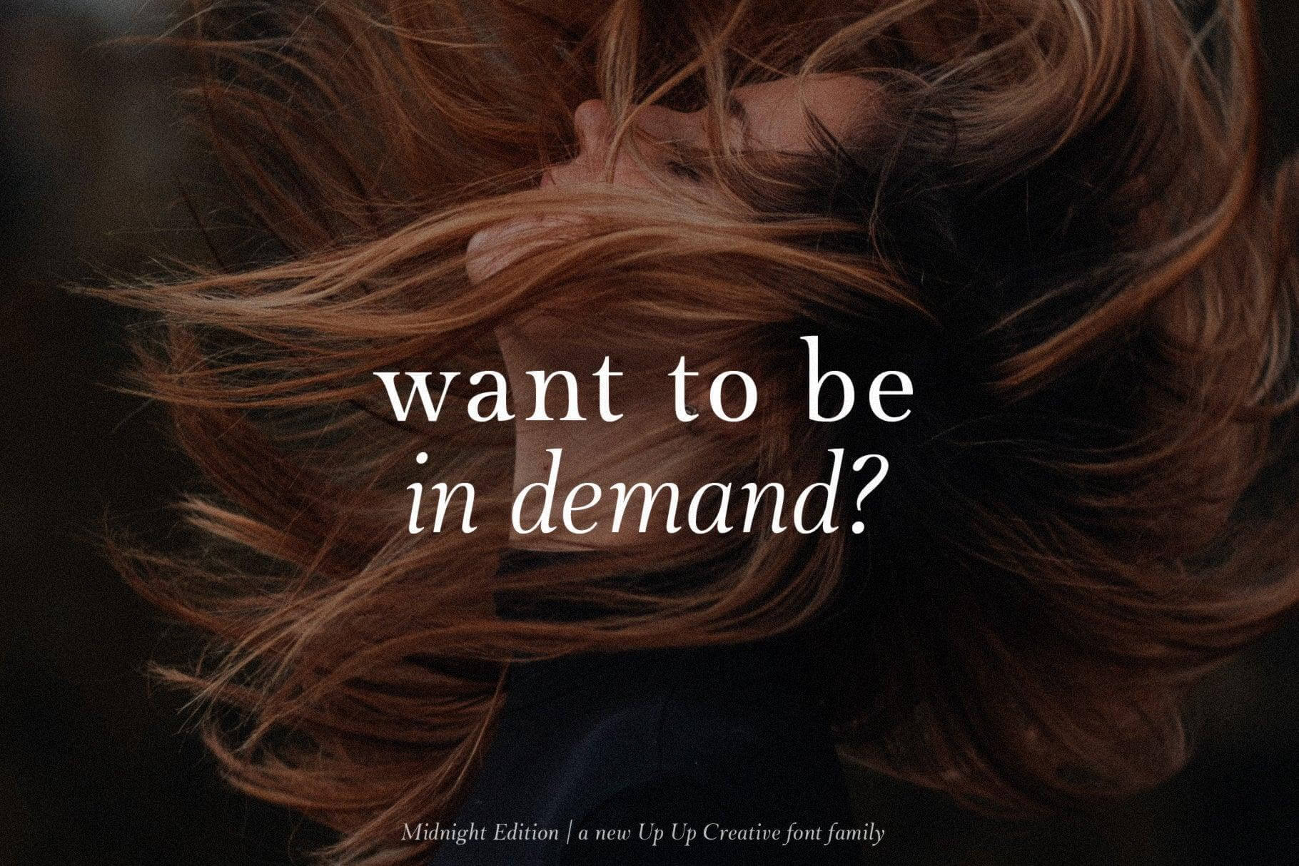 Midnight Edition Complete Serif Font Family - Serif Font - Up Up Creative