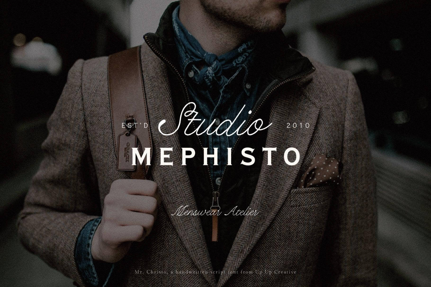 Mr Christo Script Font - Script Font - Up Up Creative