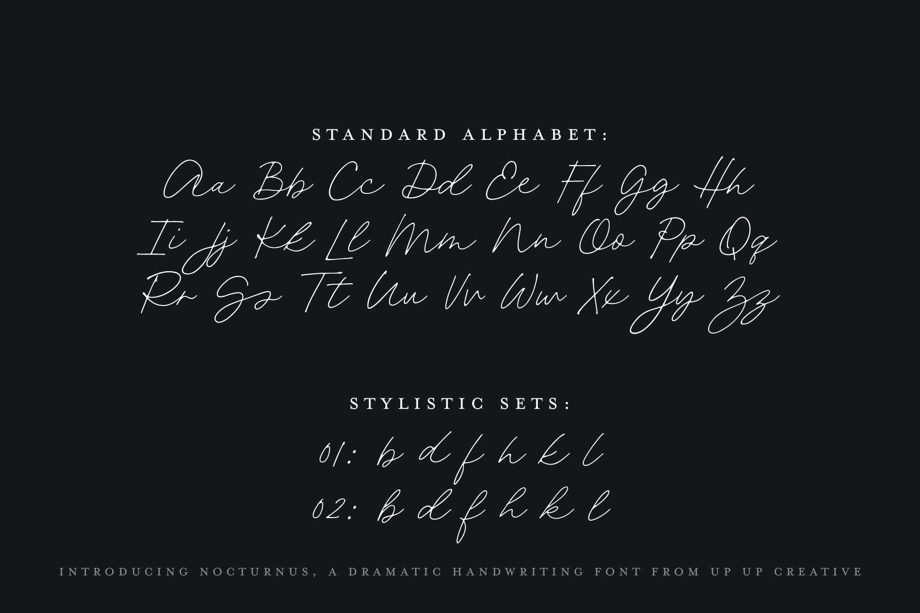 Nocturnus Handwritten Script Font