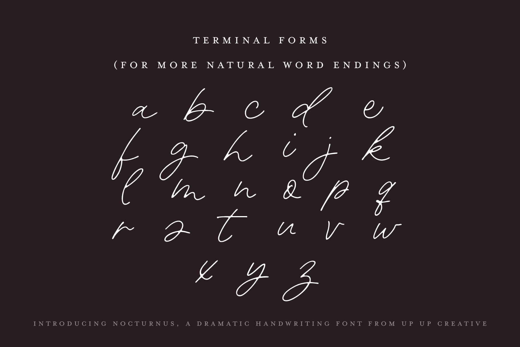 Nocturnus Handwritten Script Font