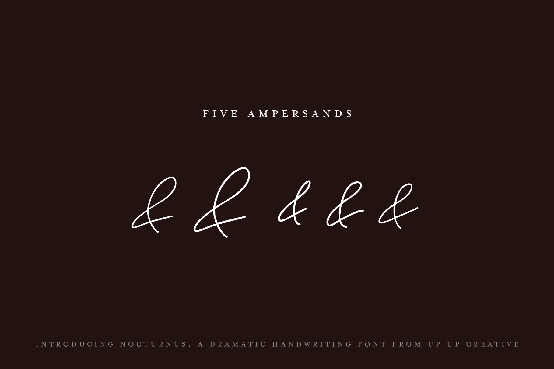Nocturnus Handwritten Script Font