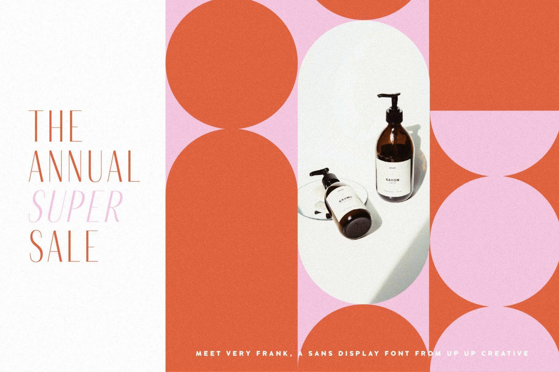 Very Frank Condensed Sans Serif Display Font with Italics - Sans Serif Font - Up Up Creative