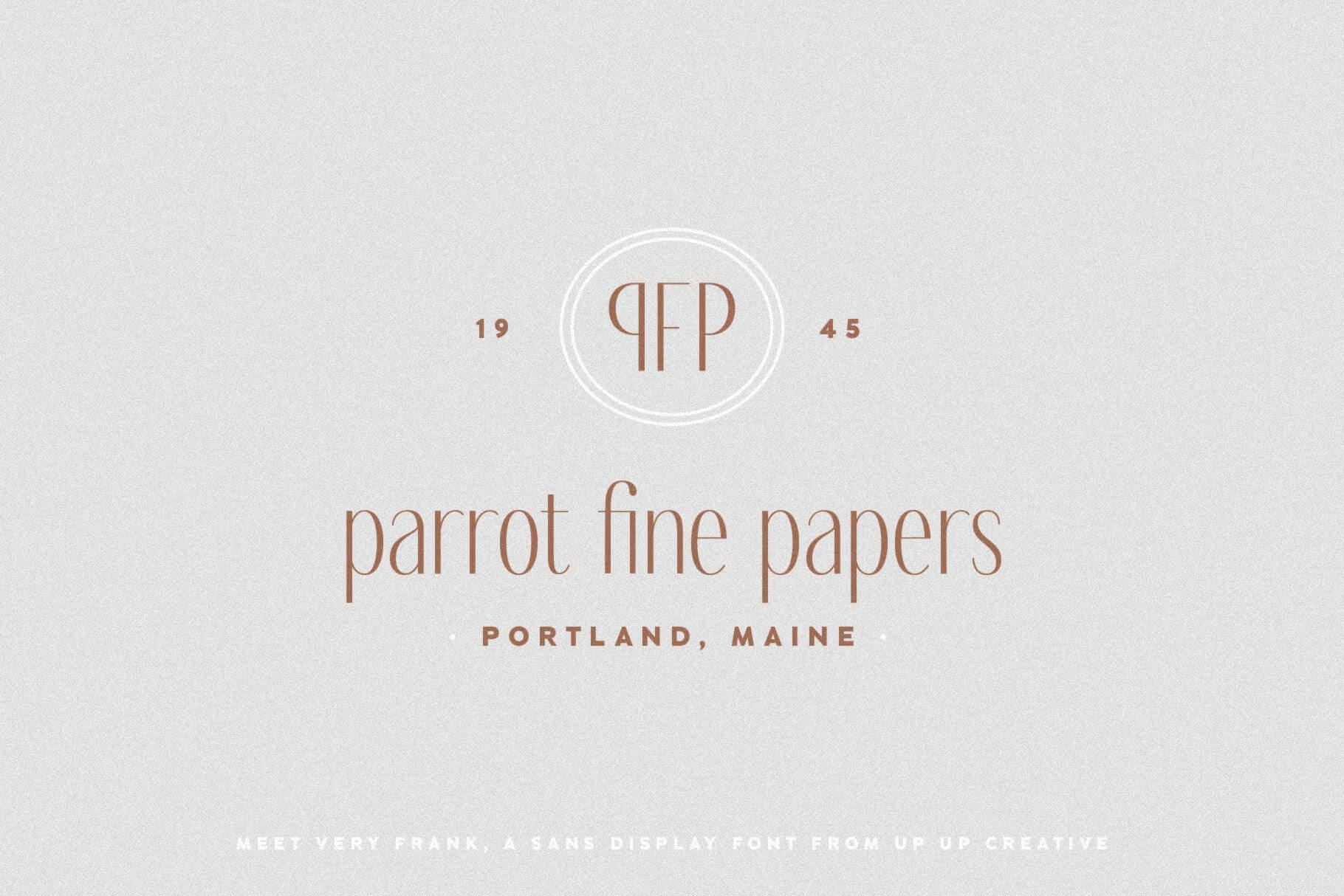 Very Frank Condensed Sans Serif Display Font with Italics - Sans Serif Font - Up Up Creative
