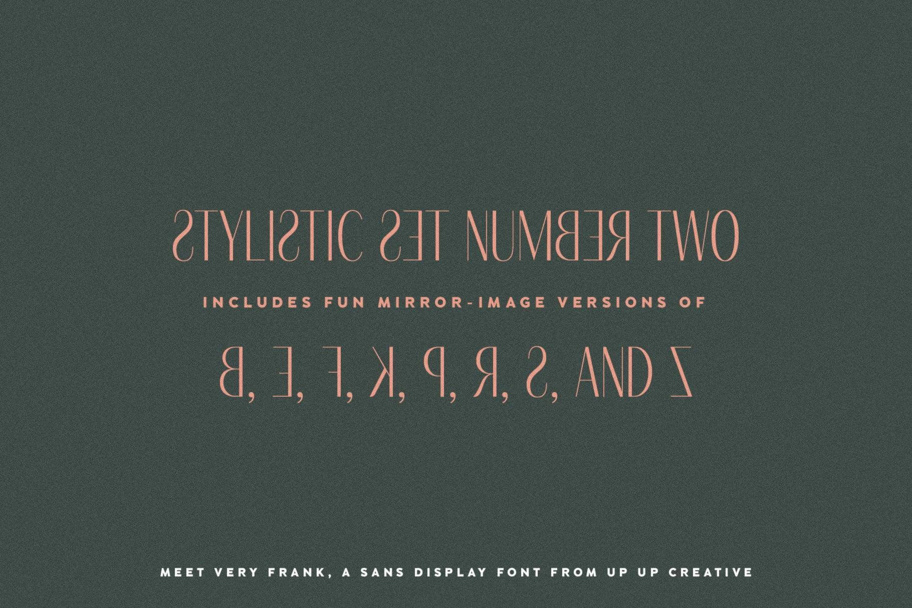 Very Frank Condensed Sans Serif Display Font with Italics - Sans Serif Font - Up Up Creative