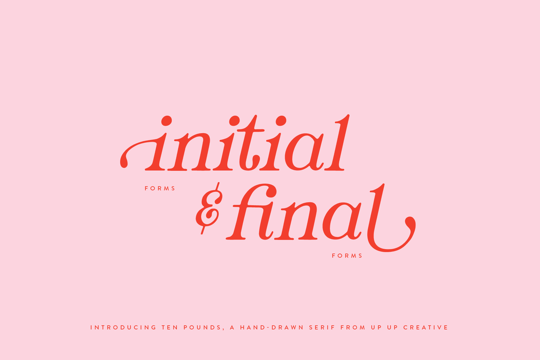 Ten Pounds, a Hand-Drawn Serif Font - Serif Font - Up Up Creative