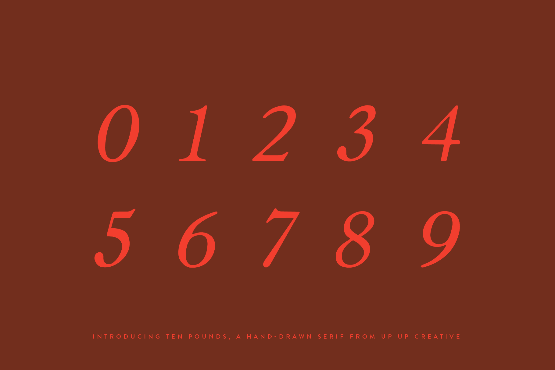 Ten Pounds, a Hand-Drawn Serif Font - Serif Font - Up Up Creative