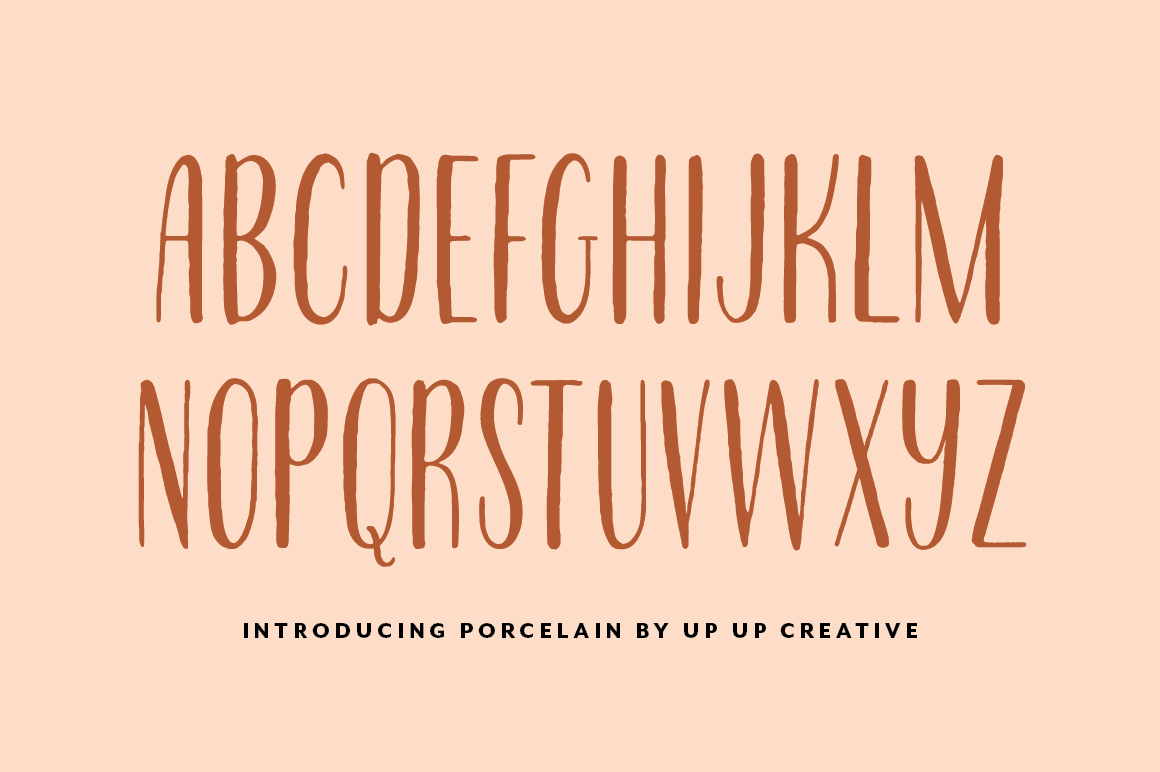 Porcelain Condensed Sans Serif Font - Sans Serif Font - Up Up Creative