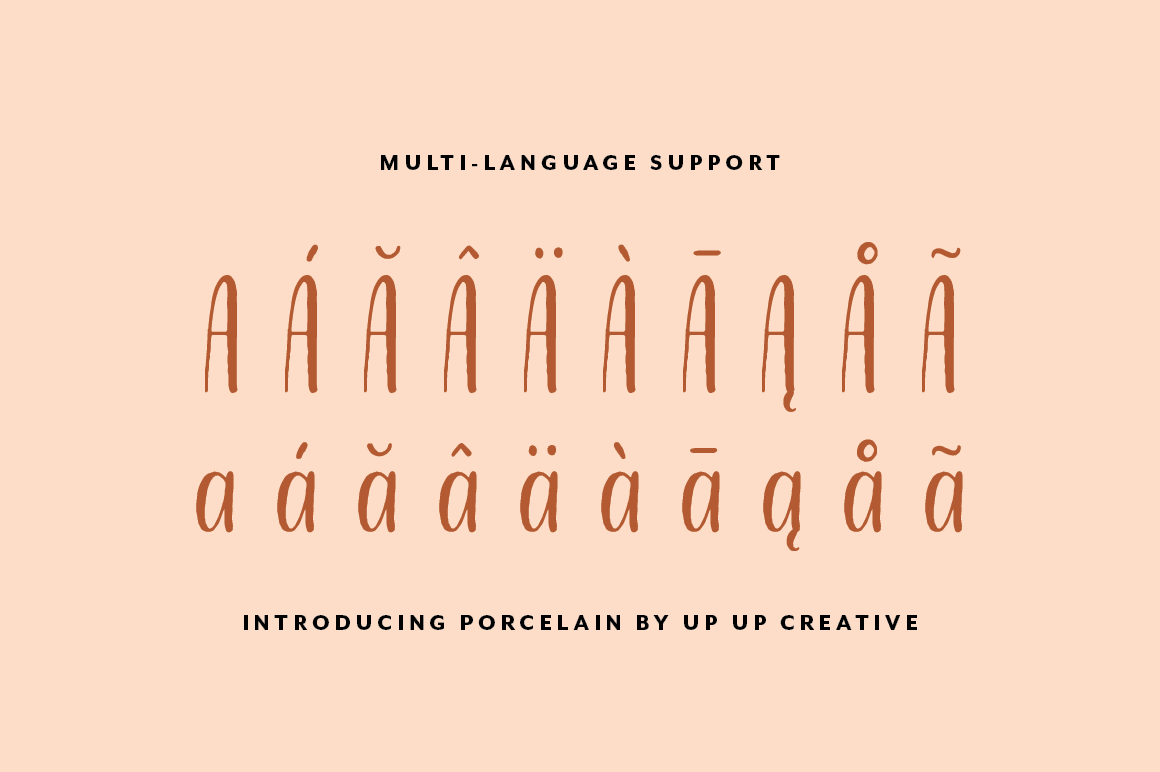 Porcelain Condensed Sans Serif Font - Sans Serif Font - Up Up Creative