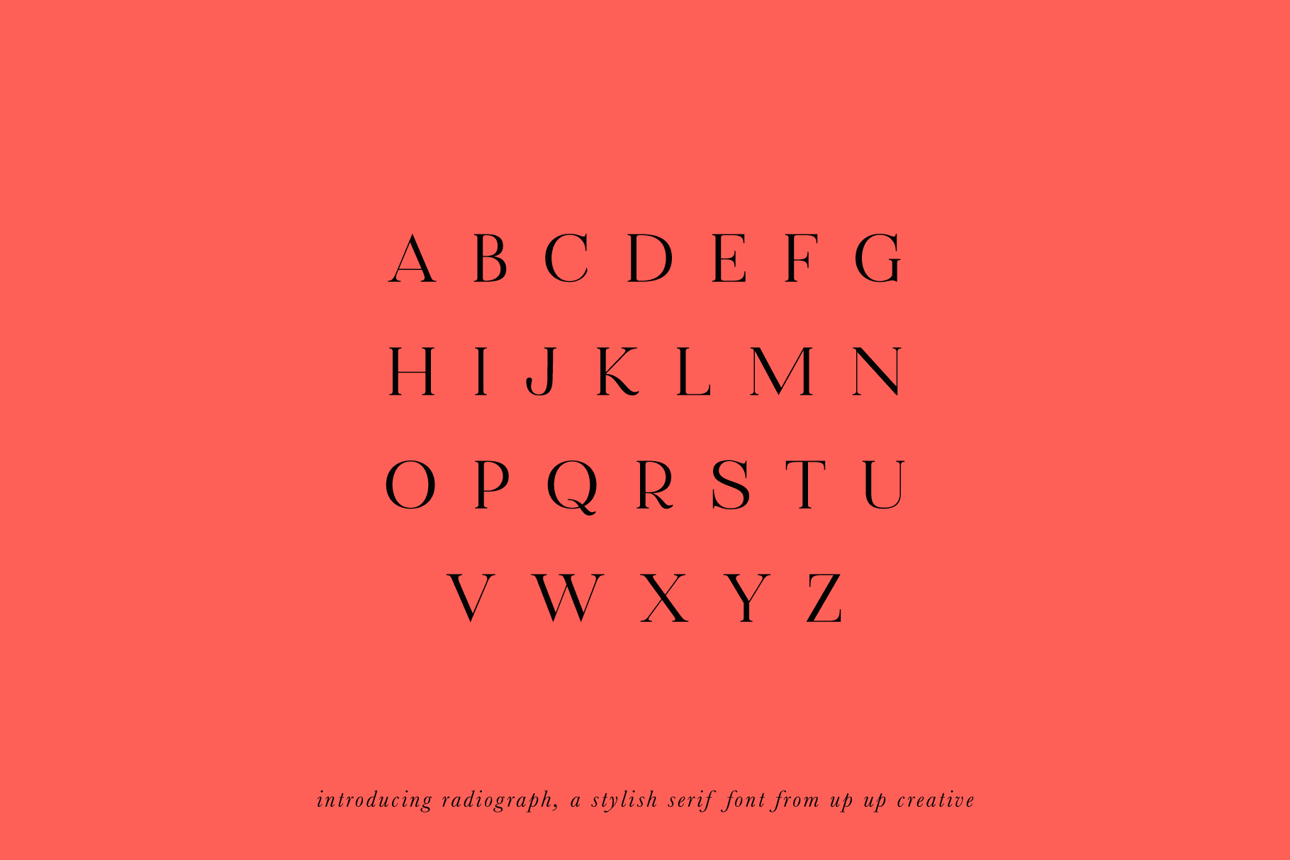 Radiograph Serif Font - Serif Font - Up Up Creative