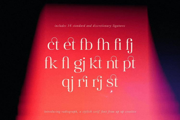 Radiograph Serif Font - Up Up Creative