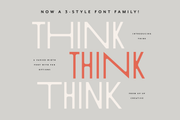 Think Sans Serif Font Family