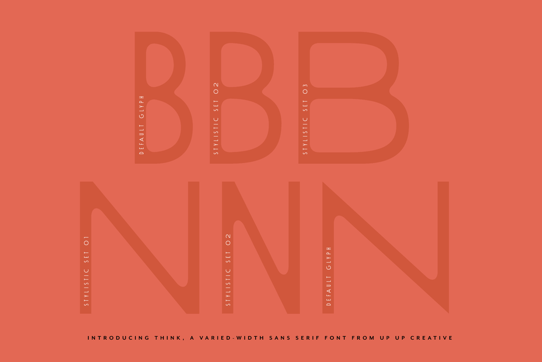 Think Sans Serif Font - Sans Serif Font - Up Up Creative