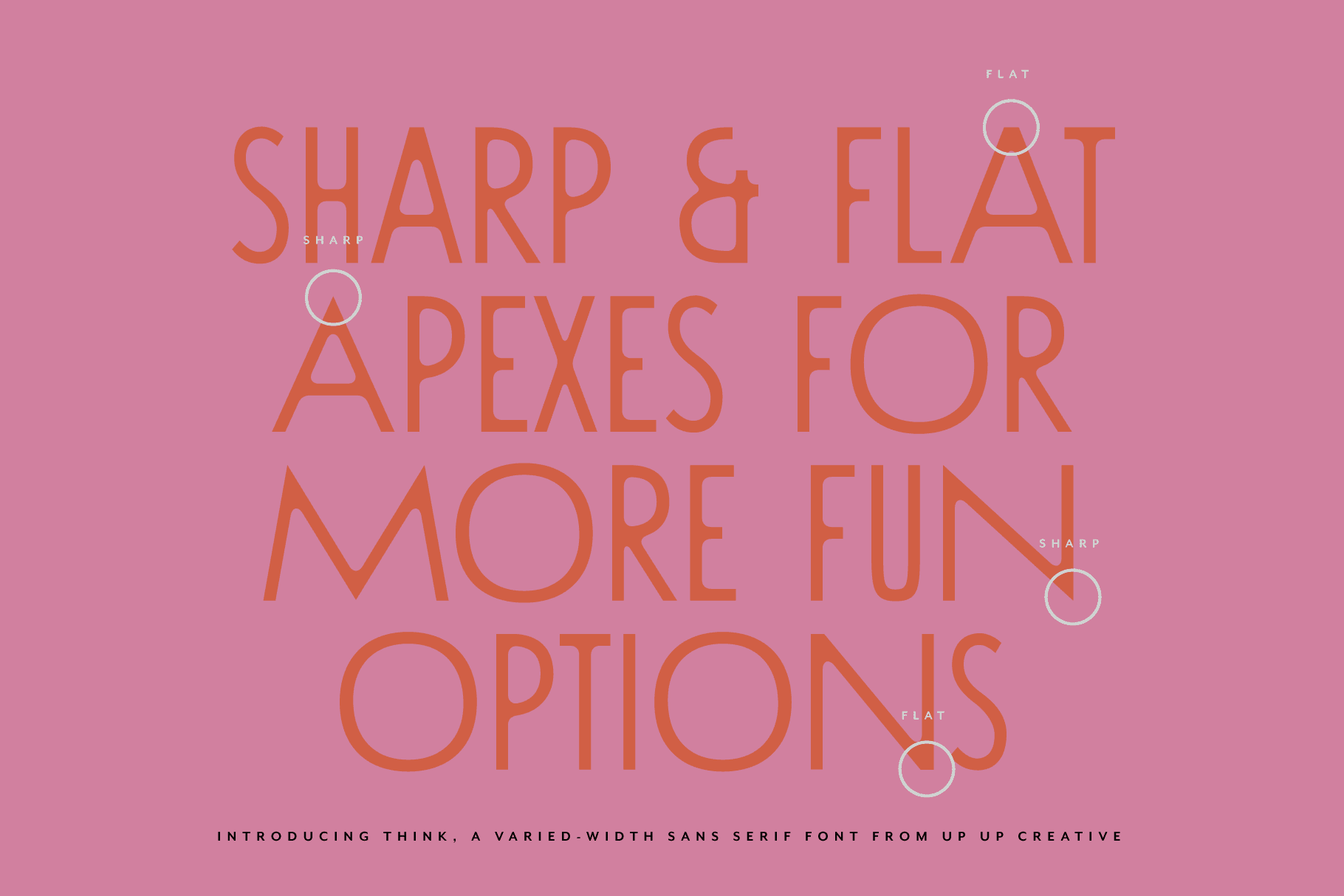 Think Sans Serif Font - Sans Serif Font - Up Up Creative