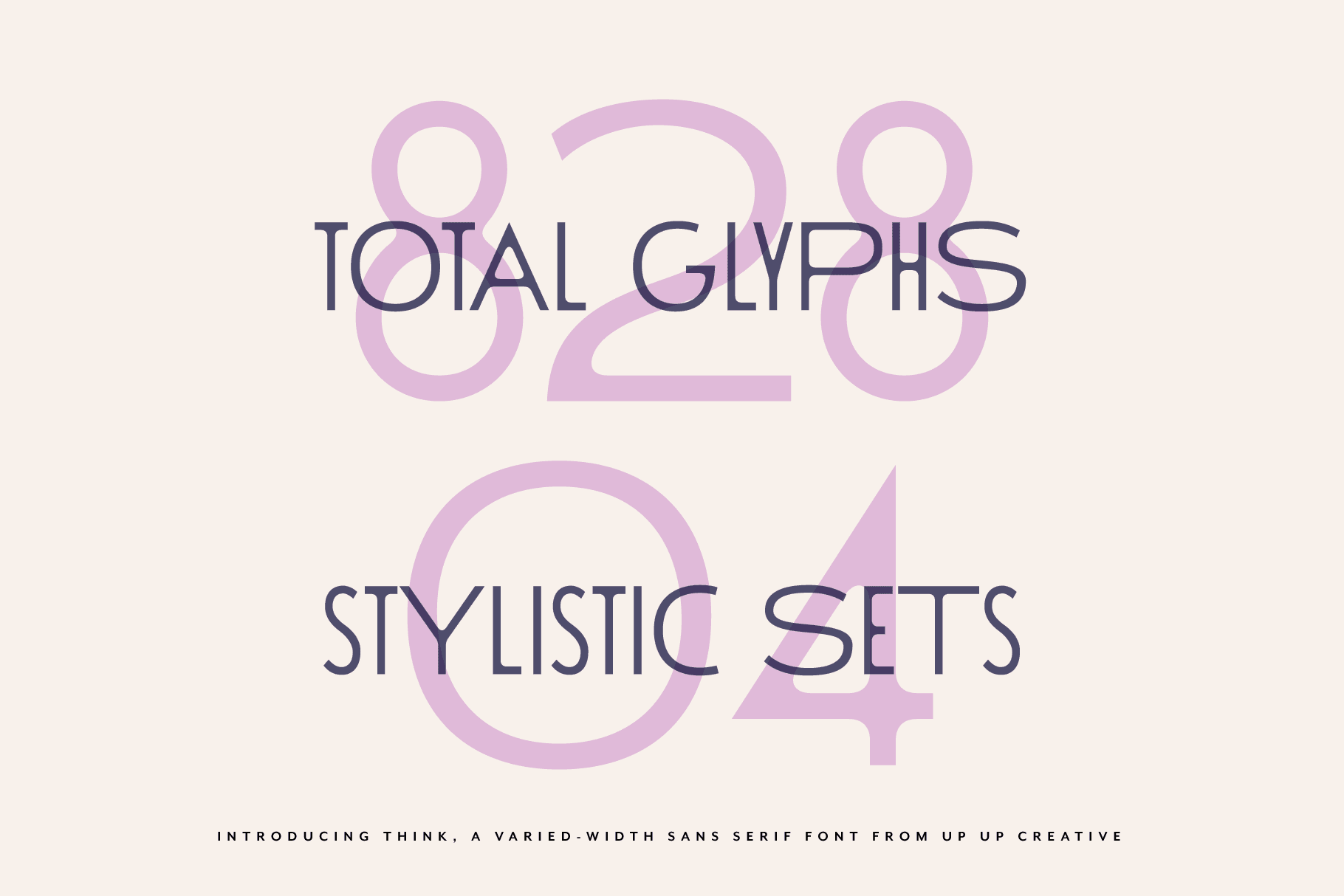 Think Sans Serif Font - Sans Serif Font - Up Up Creative