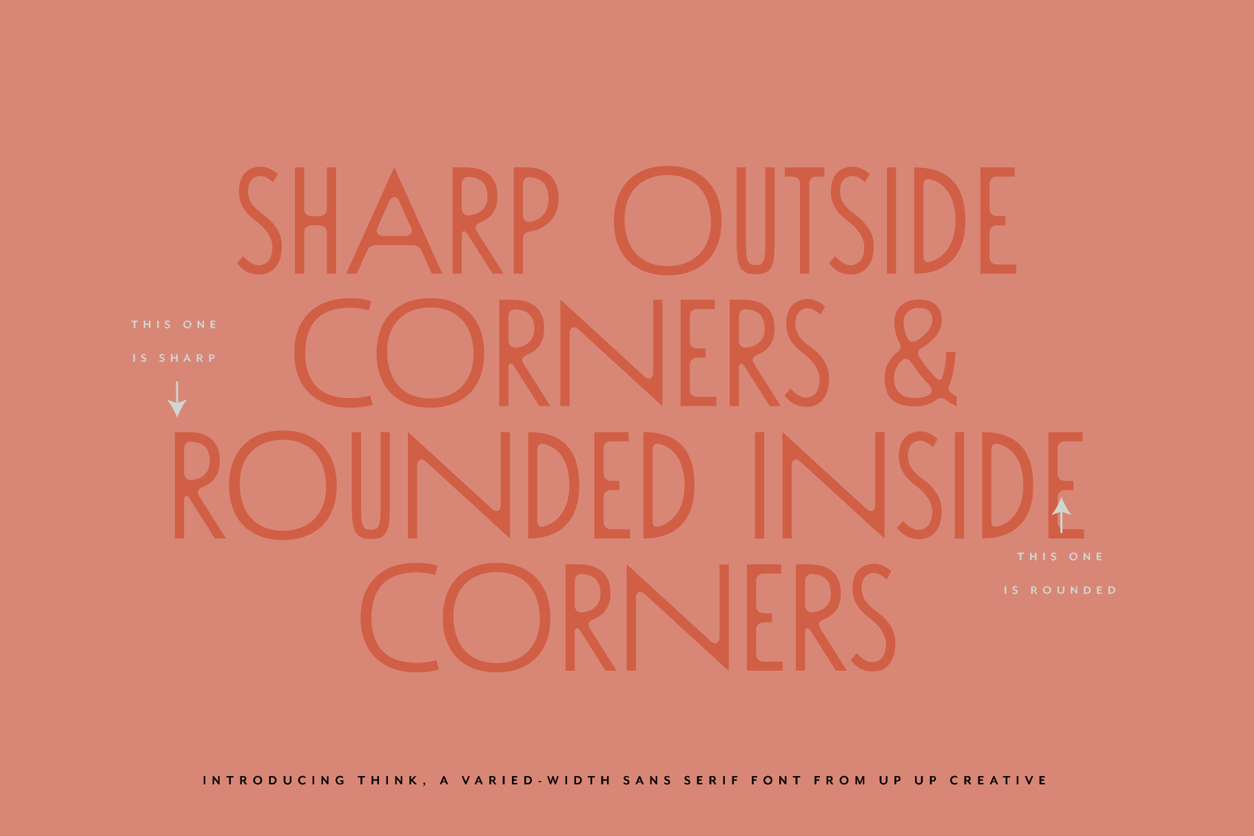 Think Sans Serif Font - Sans Serif Font - Up Up Creative