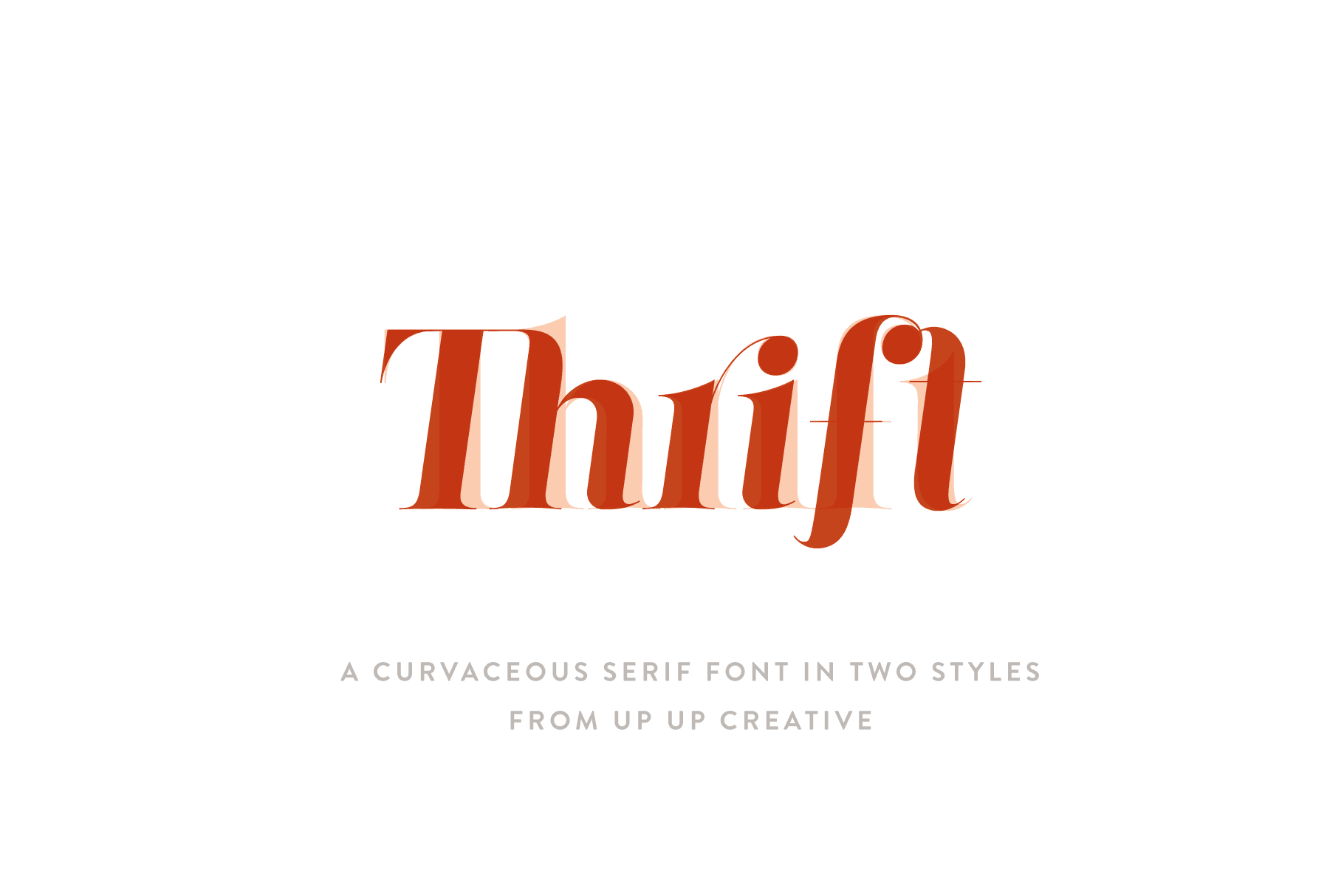 Thrift Serif Font Family - Serif Font - Up Up Creative