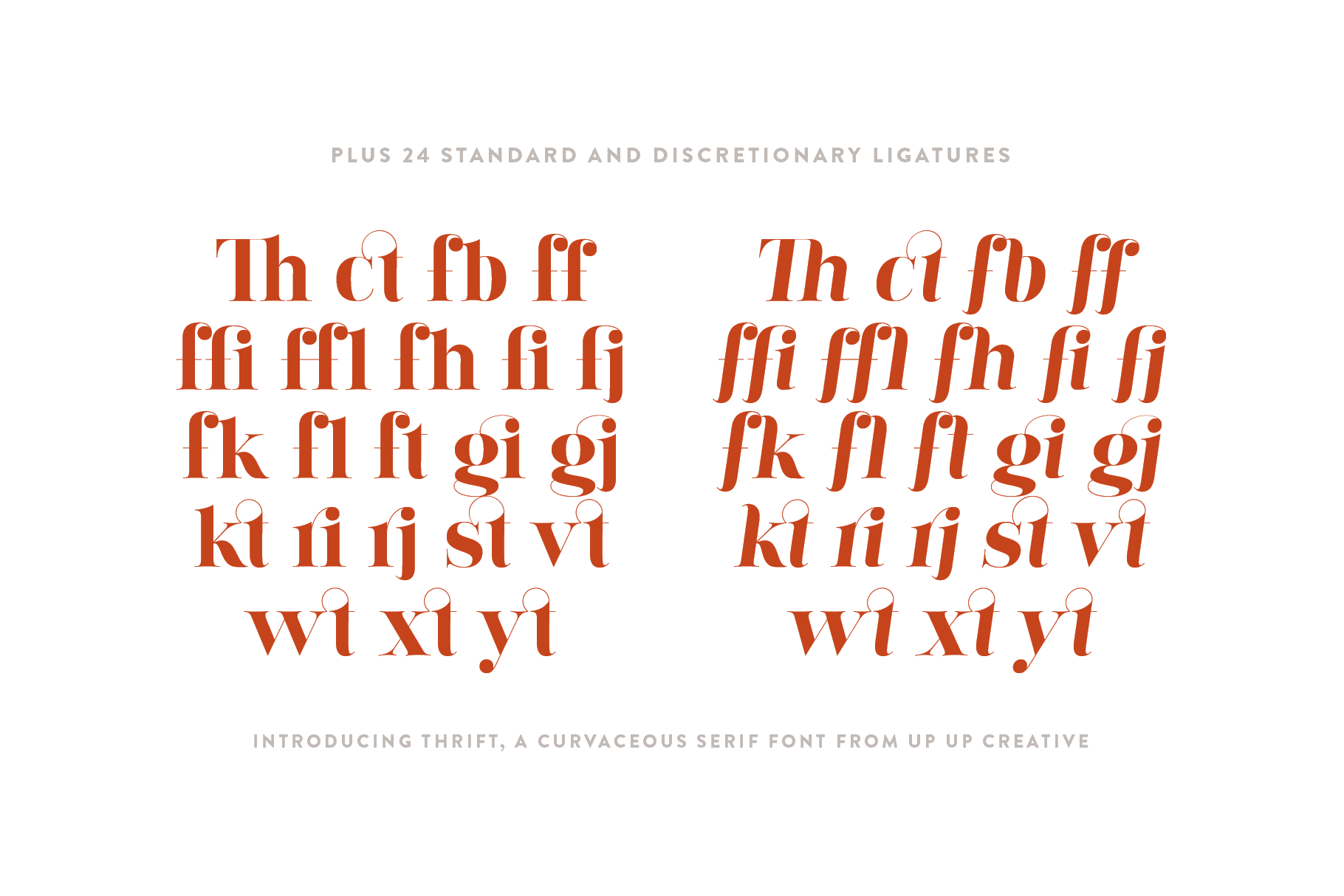 Thrift Serif Font Family - Serif Font - Up Up Creative