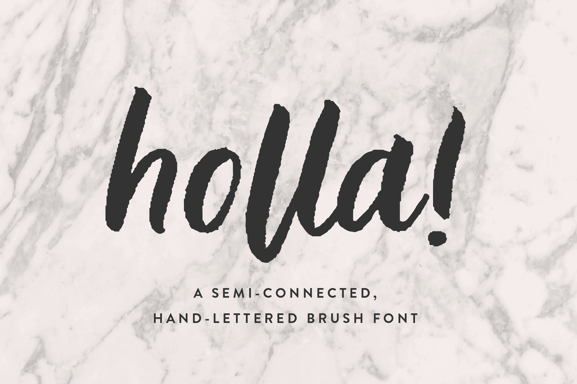 Holla Script Font - Script Font - Up Up Creative
