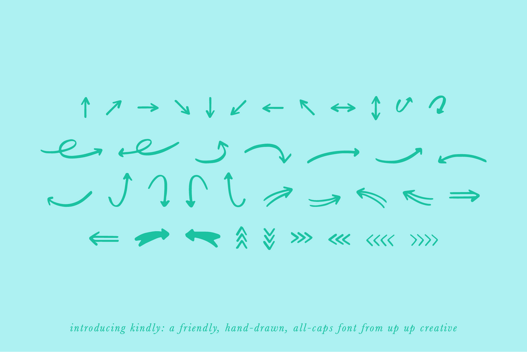 Kindly Handwritten Sans Serif Font - Up Up Creative