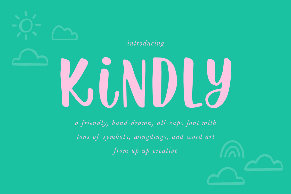 Kindly Handwritten Sans Serif Font – Up Up Creative