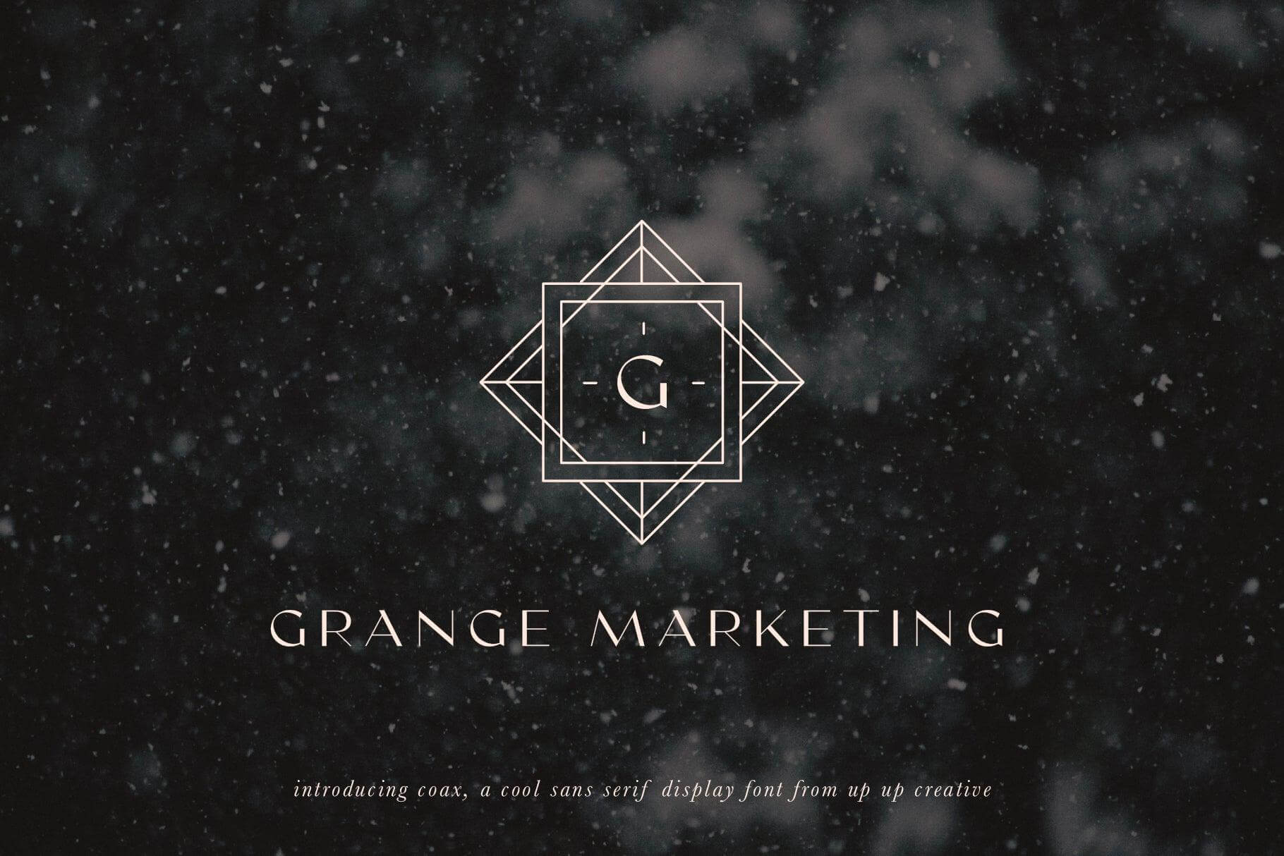 Coax Sans Serif Display Font - Sans Serif Font - Up Up Creative