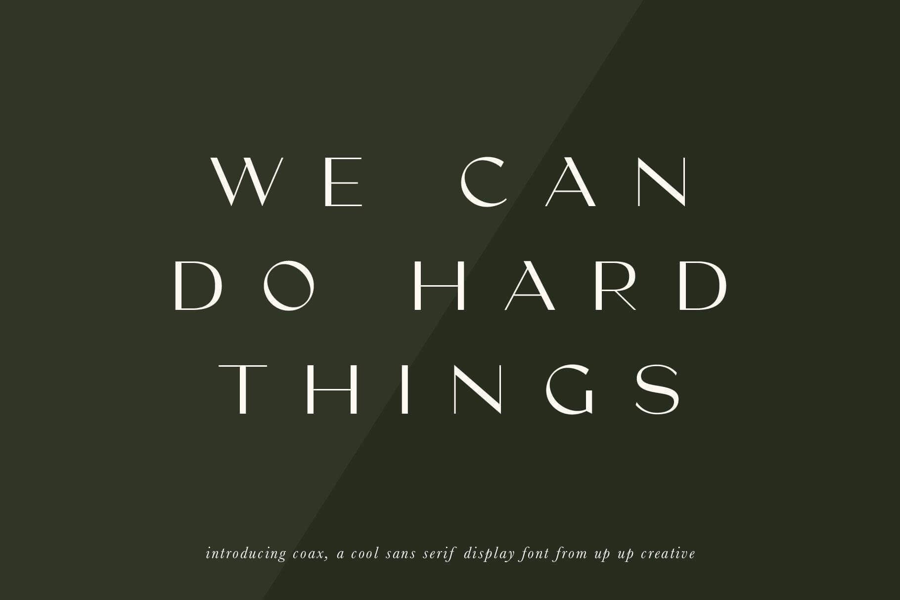 Coax Sans Serif Display Font - Sans Serif Font - Up Up Creative